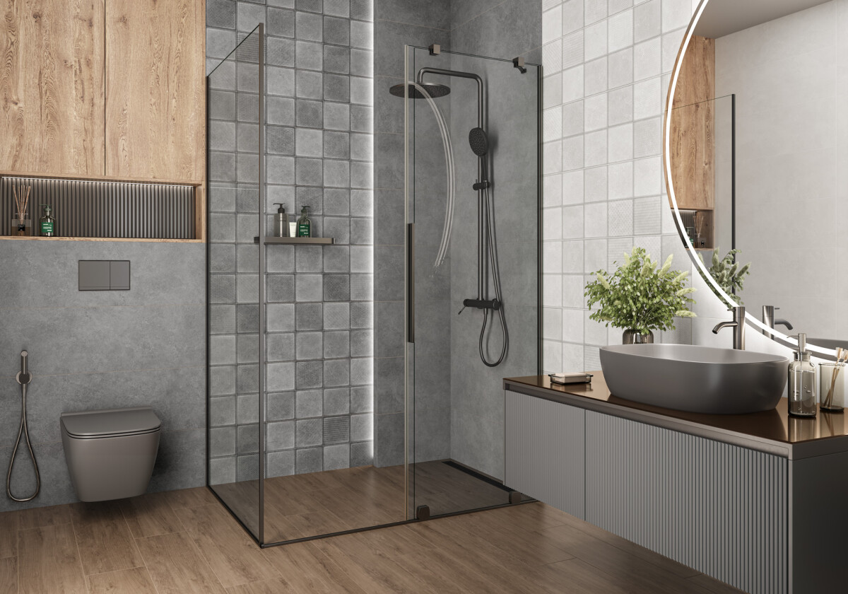 Alma Ceramica Cube Керамическая плитка настенная 300 x 900 x 8.5 TWU3090CUB70R