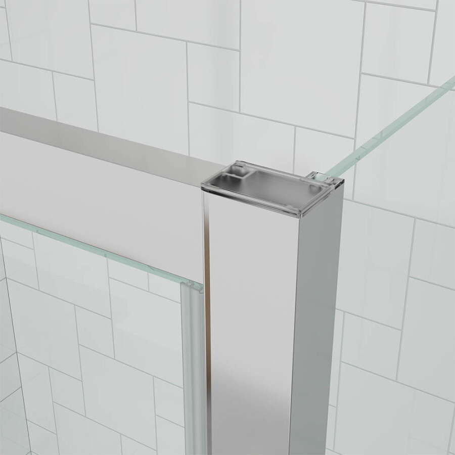 Душевой угол Veconi Ottimo P20 CH-SP (120×100×190) распашная, профиль хром, стекло прозрачное OP20CH-SP-120100-01-C9