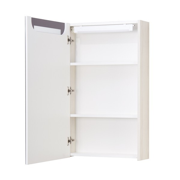 Зеркальный шкаф AQUATON Верди PRO 50 белый, ясень фабрик 1A195802VDAV0