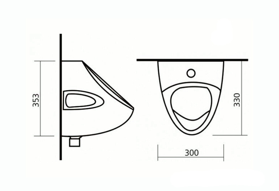 Sanita Орион писсуар ORISAUR01