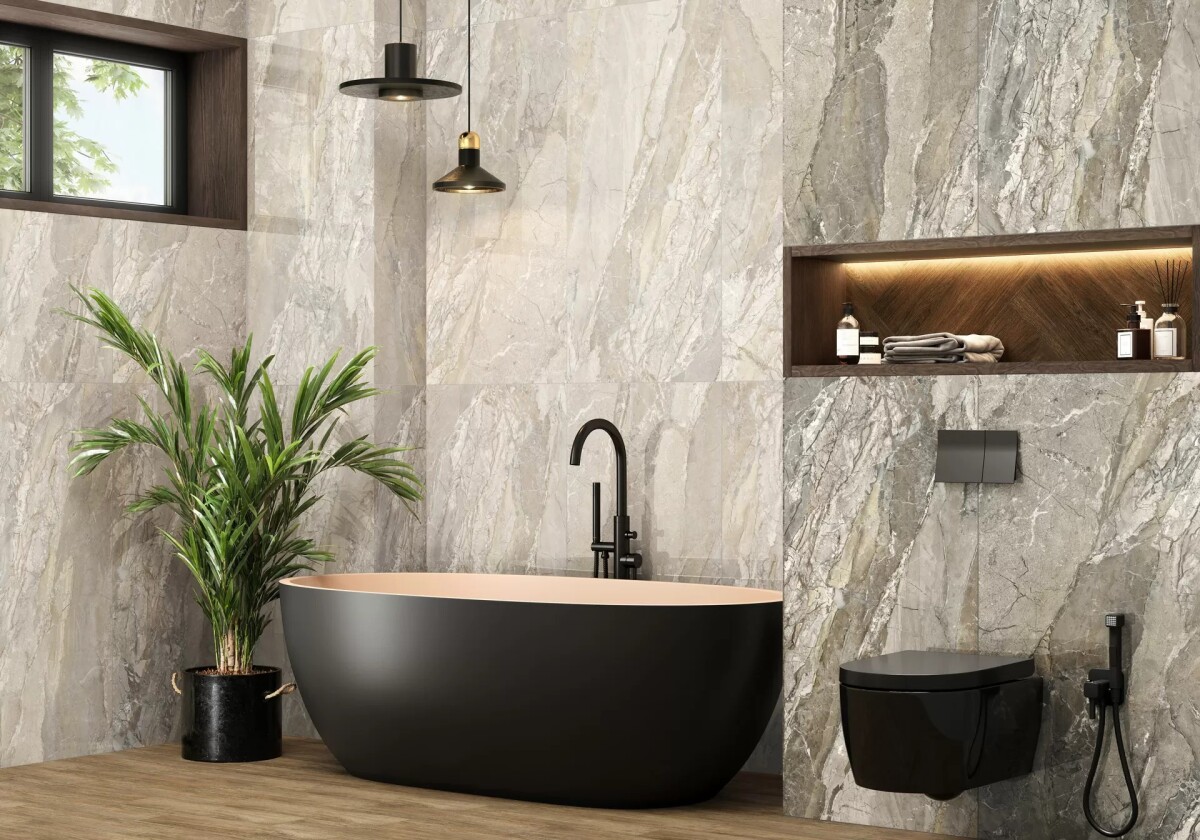 Керамогранит 60120INL18P LCM Mineral Taup Полированный 600 x 1200 x 7 мм.