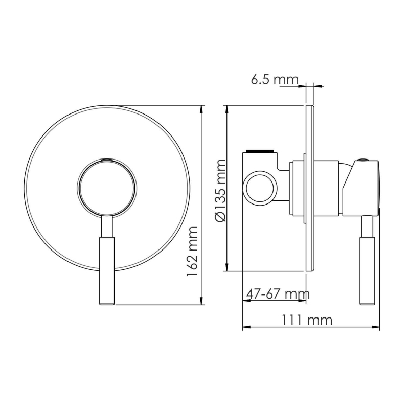 WasserKraft Gollach 3300 смеситель для душа 3351