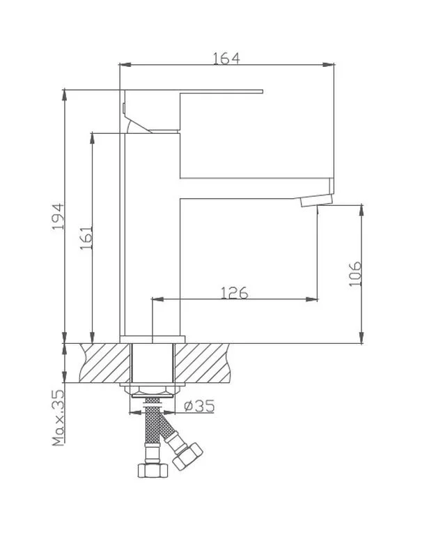 Haiba смеситель для раковины HB10803