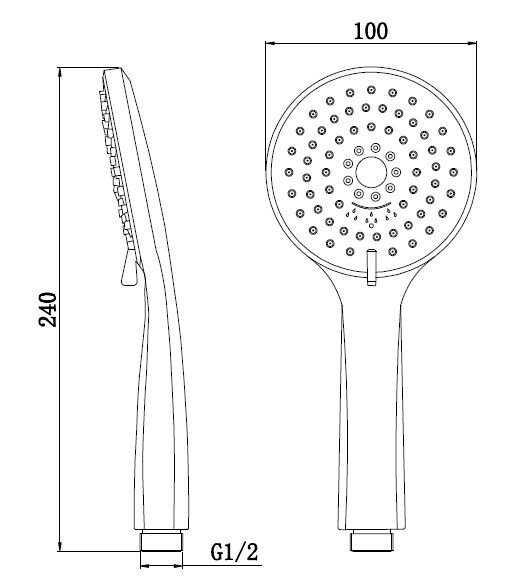 BelBagno душевая лейка BB-D1C5