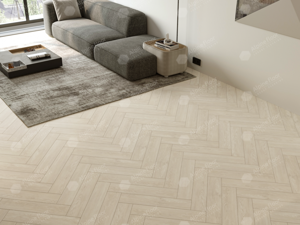 Alpine Floor Parquet Light SPC ламинат Дуб Адара ECO 13-14AB 600 х 125 х 4мм