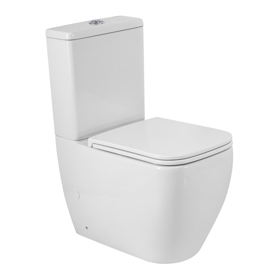 Унитаз-компакт безободковый с сиденьем и смывом TORNADO BelBagno LUCE-TOR BB2197CP-TOR/SC BB2197T