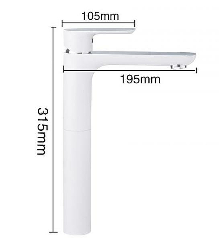 Смеситель для раковины Gappo Noar G1048-2