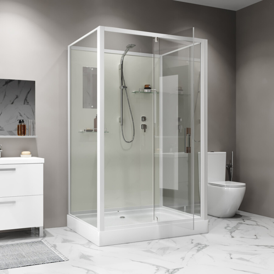 Niagara Standart Душевая кабина 100x80 Без крыши ST100/80/15Q/BK