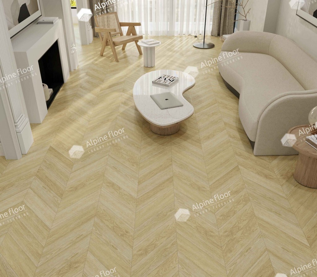 Alpine Floor Parquet Light SPC ламинат Дуб Ваниль Селект ECO 13-3AB-R 600 х 125 х 4мм