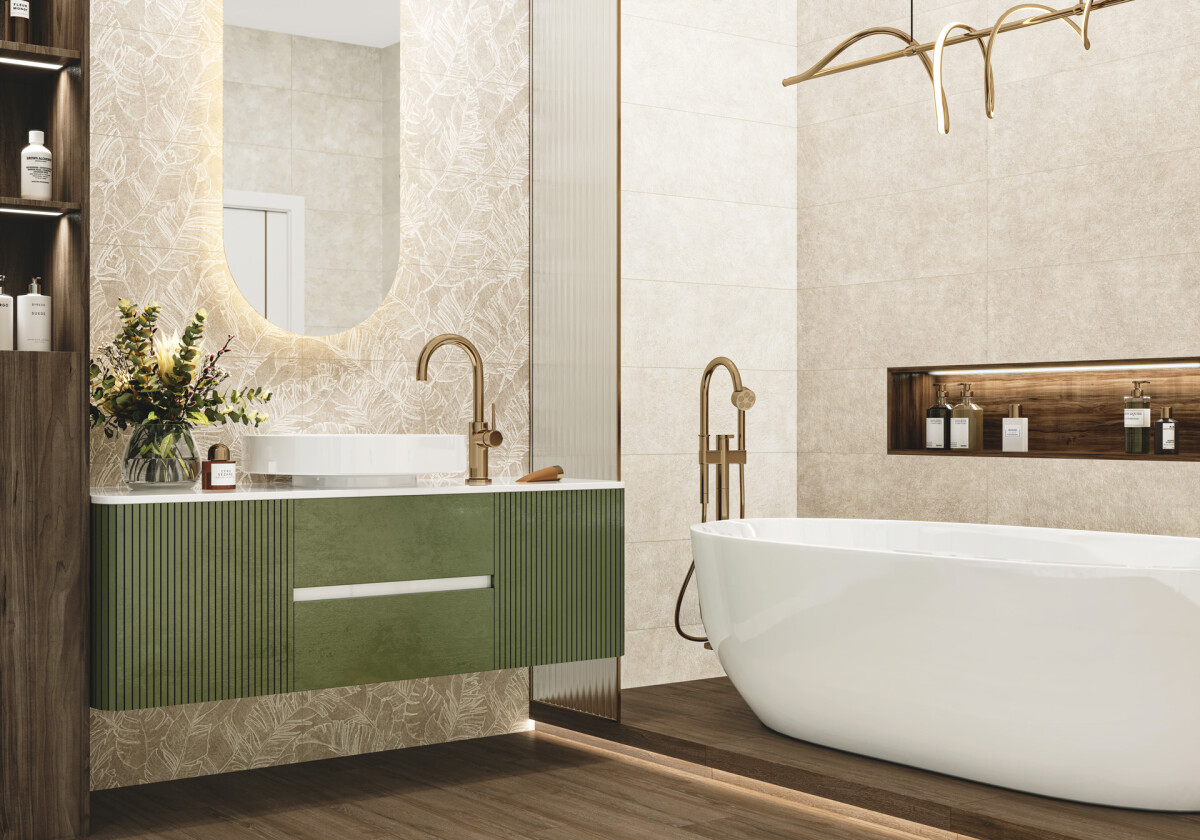 Alma Ceramica Garden Керамическая плитка настенная 300 x 900 x 8.5 TWU3090GAR40R