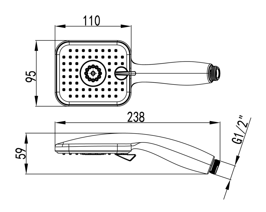 Lemark душевая лейка LM8054C