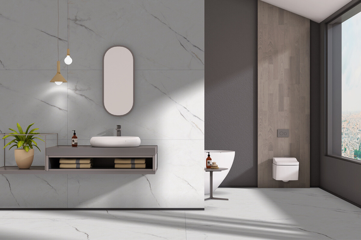 Керамогранит Azario Crusty Bianco Fantastico Carving 80x160 F231123016C