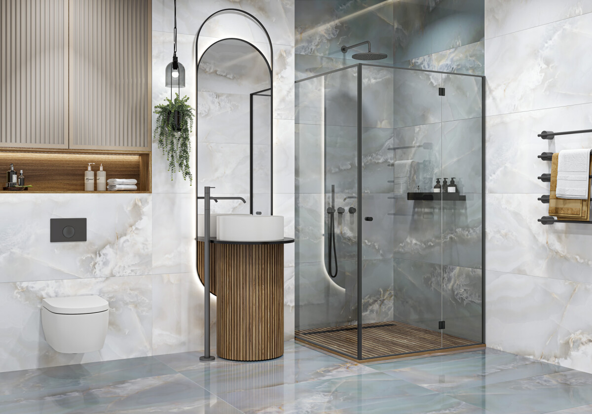 Керамогранит 60120MCA01P LCM Monaco Onyx Crema Полированный 600 x 1200 x 7 мм.