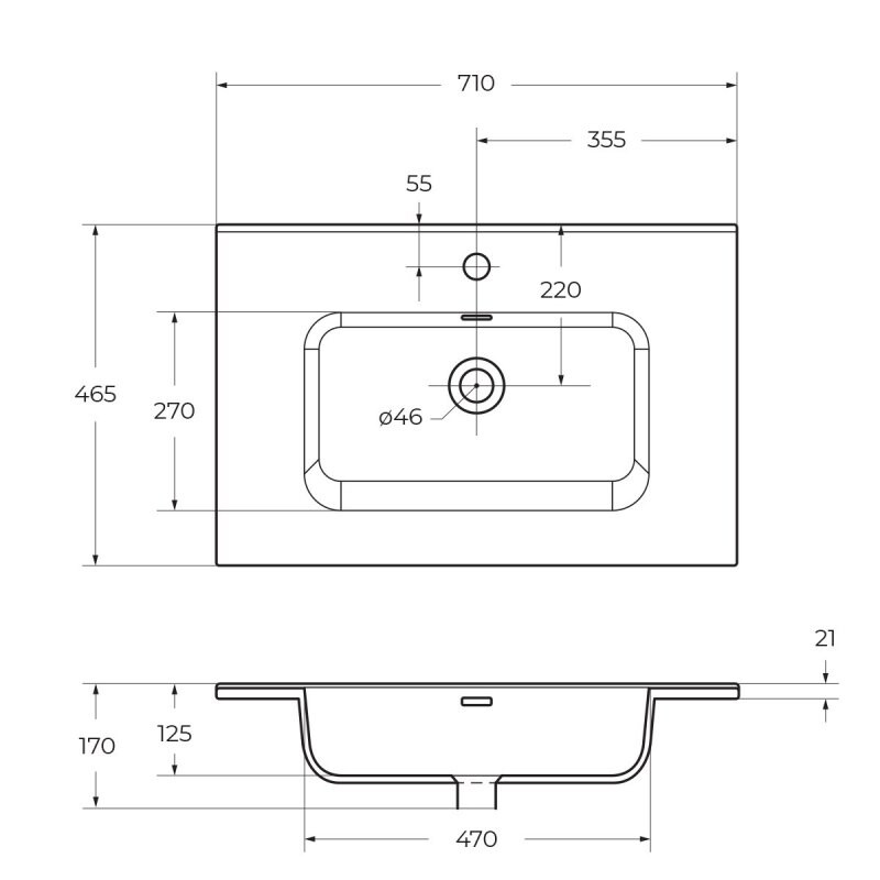 BelBagno KRAFT-700-2C-SO-RT Тумба подвесная с раковиной