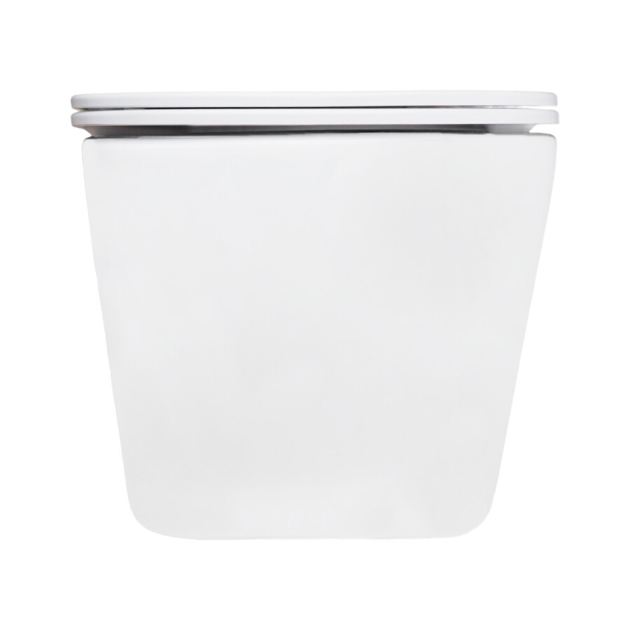 Унитаз подвесной Azario AIRA 340х485х365 безободковый, система смыва "Скрытое Торнадо", с быстросъемным сиденьем "Микролифт" AZ-5171T-WHT