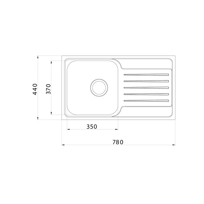 Iddis Sound мойка кухонная врезная SND78PDi77