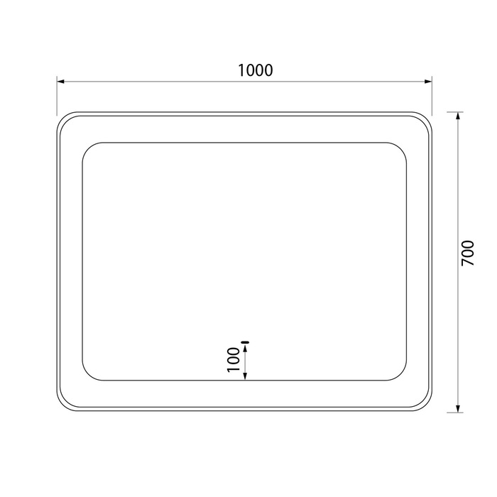 Iddis Esper зеркало с подсветкой 100 см ESP1000i98