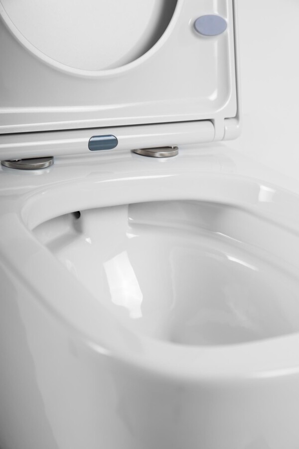 Унитаз подвесной безободковый с крышкой-сиденьем BelBagno ALPINA BB10100CHR/SC