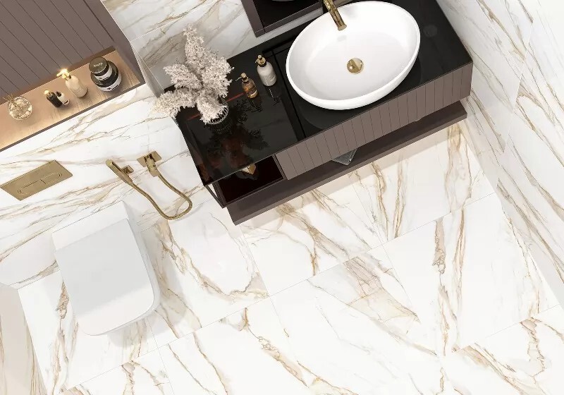 Керамогранит 60120SAC11P LCM Sandy Carrara Полированный 600 x 1200 x 7 мм.