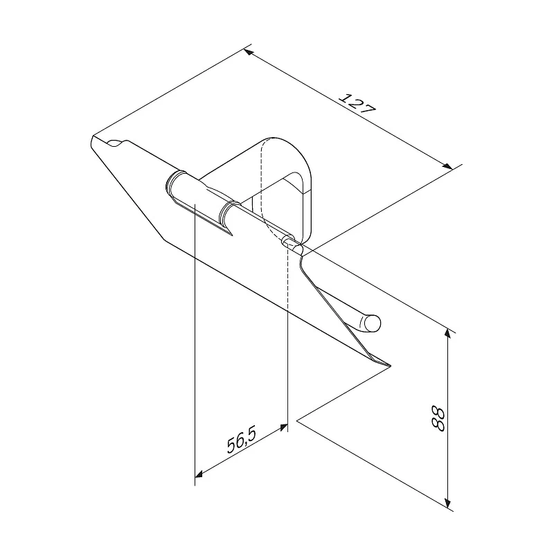 Am.Pm X-Joy бумагодержатель с крышкой A84341400