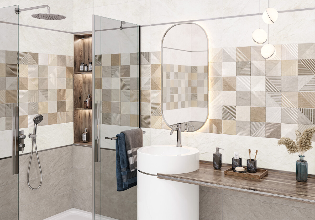 Delacora Safari Керамическая плитка настенная 246 x 740 x 9.5 WT15SFR05R