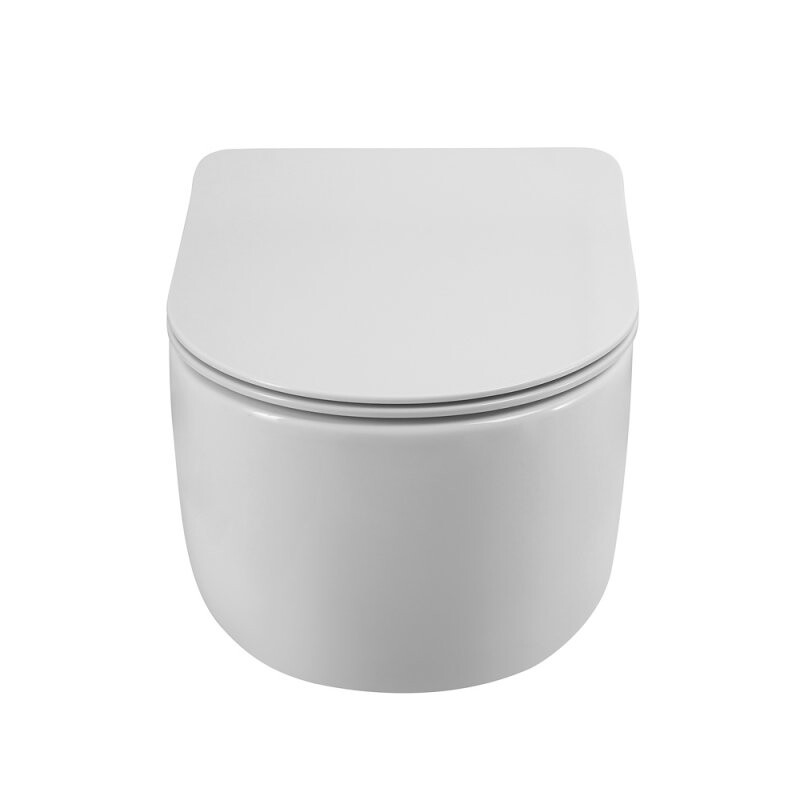 Унитаз подвесной безободковый со смывом TORNADO BelBagno SOFT-TOR BB084CH-TOR