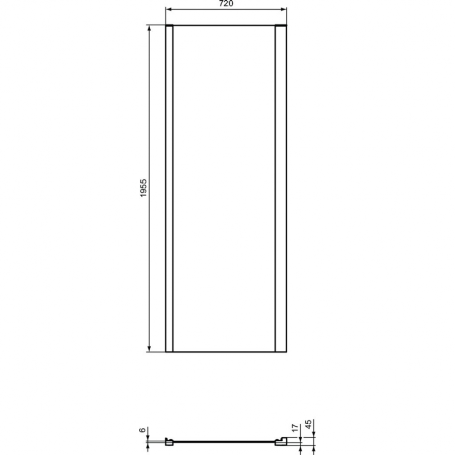 Ideal Standard I.Life фиксированная панель 75 см K9298V3