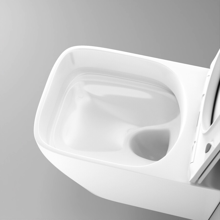 Унитаз подвесной Grossman Thin Rim GR-5603S (520х365х345) тонкий ободок,белый с тонкой крышкой,микролифт,1 место