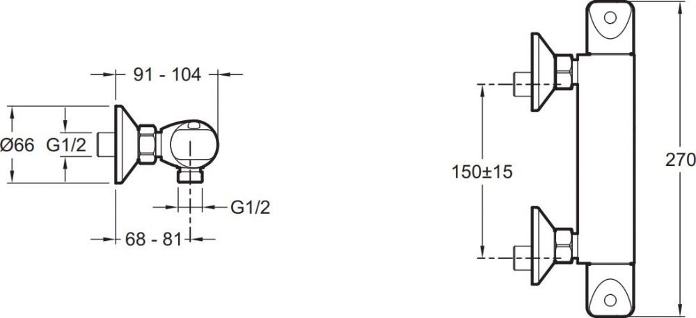 Jacob Delafon Robust E75771-CP смеситель для душа хром