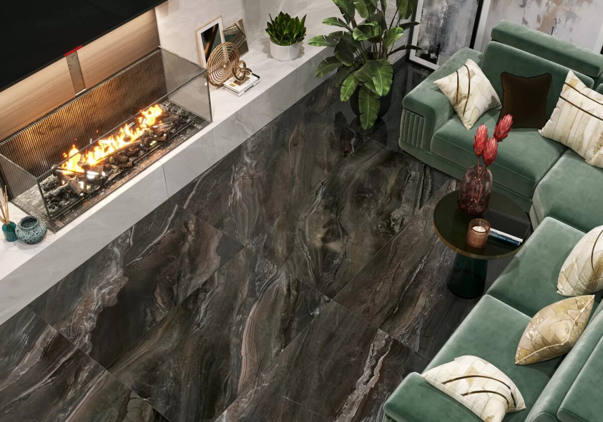 Керамогранит 60120ARI99HG LCM Argentina Dark Суперполированный 600 x 1200 x 8 мм.