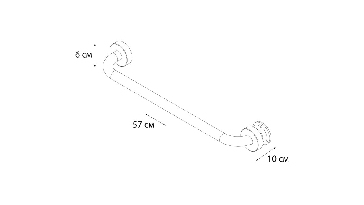 Fixsen поручень для ванной 50 см FX-31017C