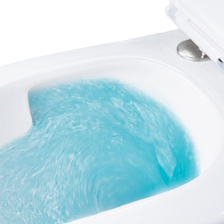 Унитаз подвесной Azario Bliss360х485х365 безободковый, система смыва "Скрытое Торнадо", с быстросъемным сиденьем "Микролифт" AZ-5179T-WHT