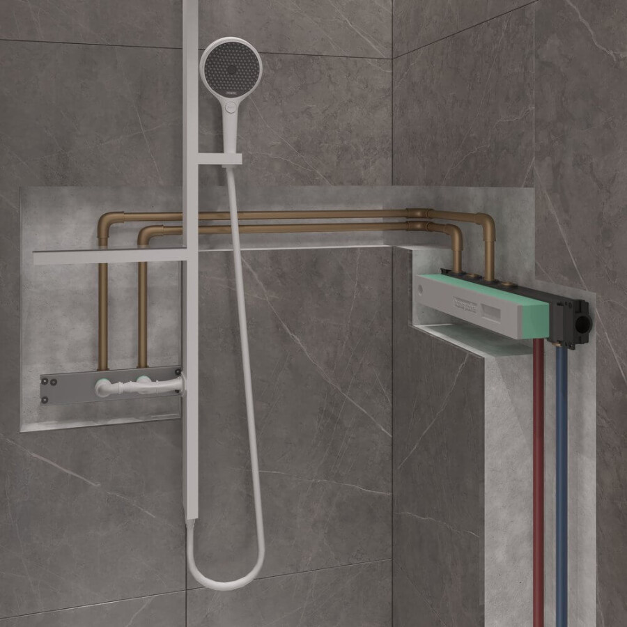 Hansgrohe Rainfinity Showerpipe 360 Душевой набор скрытого монтажа хром 26842000