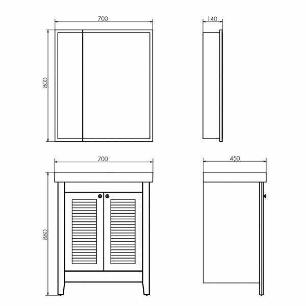 Тумба-умывальник Comforty Классик-70 белый матовый с раковиной Como 70 00-00013804CF