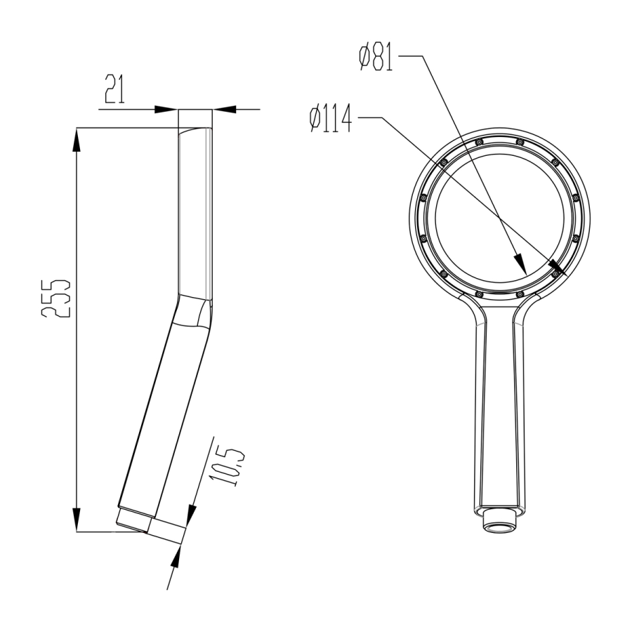 Lemark душевая лейка LM0820C