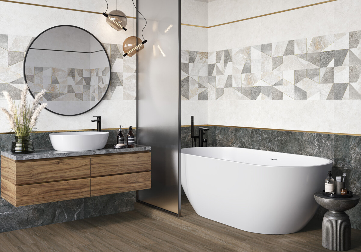 Alma Ceramica Land Керамическая плитка настенная 300 x 900 x 8.5 TWU3090LAN07R