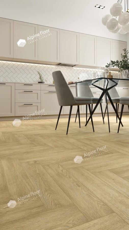 Alpine Floor Parquet Light SPC ламинат Дуб Ваниль Селект ECO 13-3AB-R 600 х 125 х 4мм