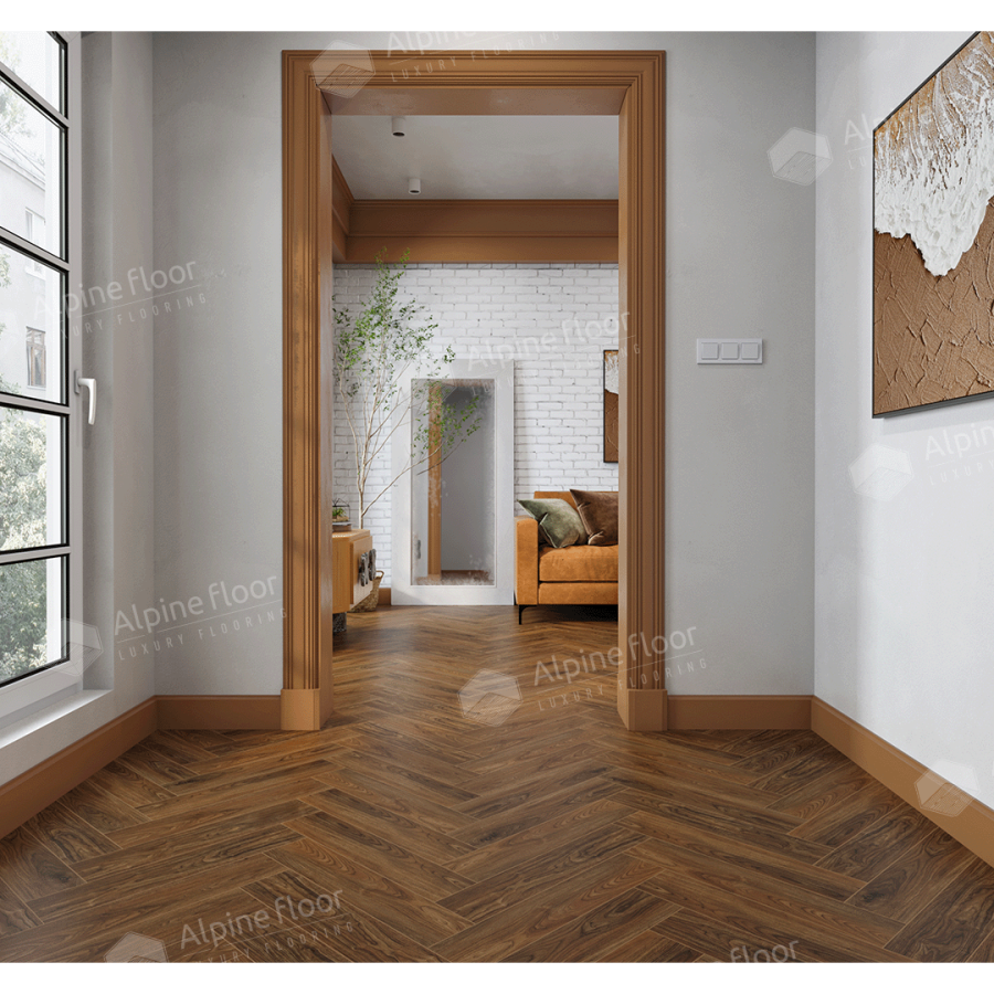 Alpine Floor Nut SPC ламинат Орех Кенари ECO 22-4AB 600 х 125 х 4.0 mm