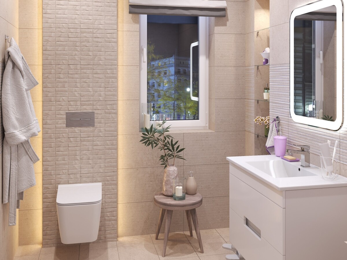 Керамическая плитка Cube Ceramica Rockberry Flames Beige 30*60 УТ000049783