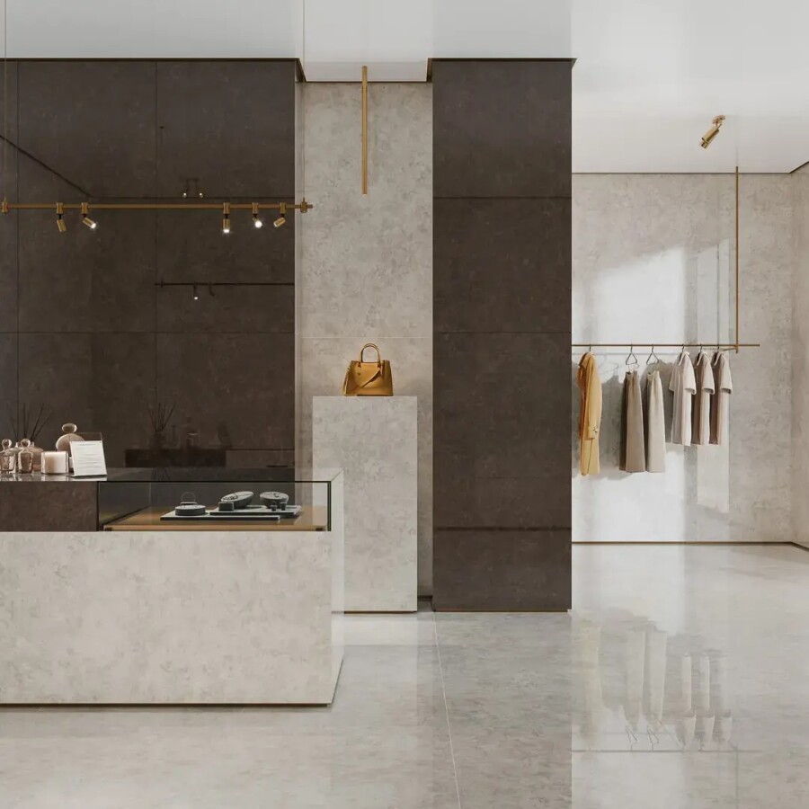 Керамический гранит Kerama Marazzi Прованс Вердон Коричневый лаппатированный обрезной 80x160x0,9 KM8016G0162R