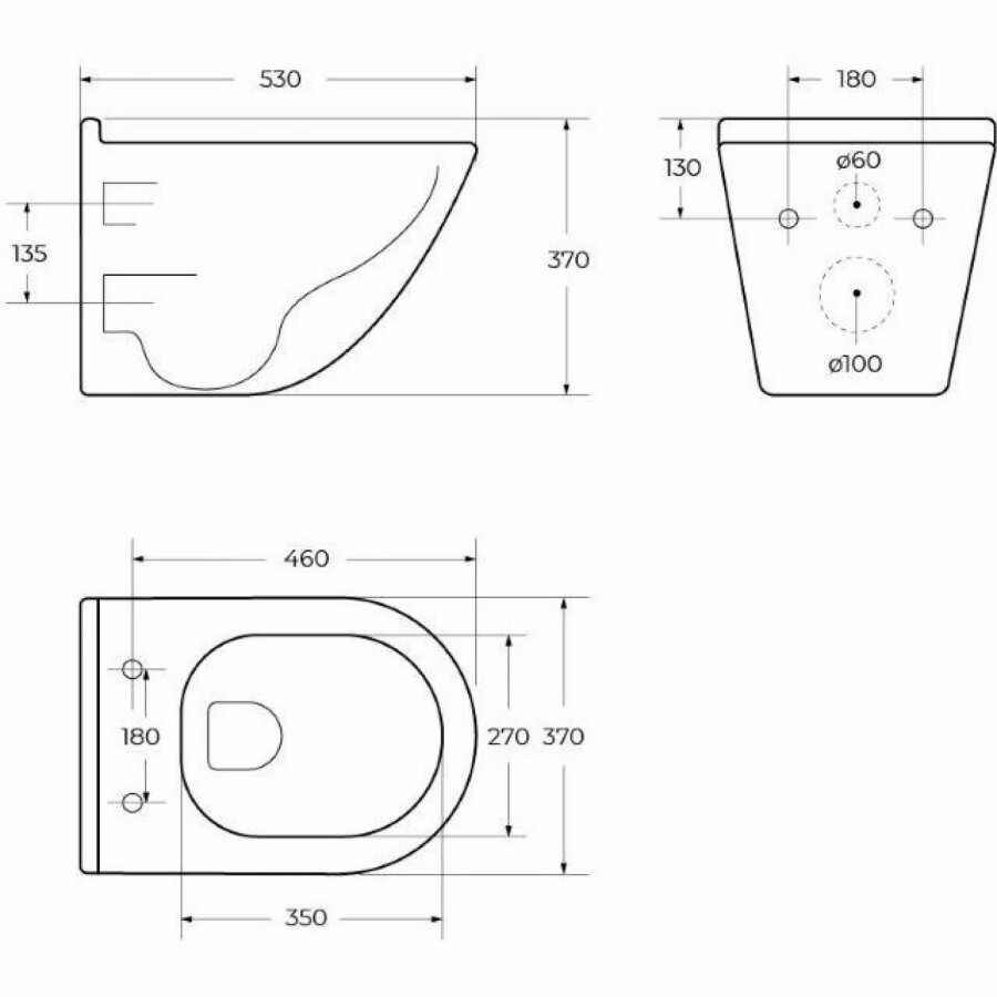 Унитаз подвесной BELBAGNO SENSO-TOR TORNADO BB017CH-TOR/SC