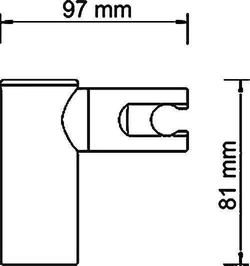 WasserKRAFT Donau 5301 смеситель для ванны хром