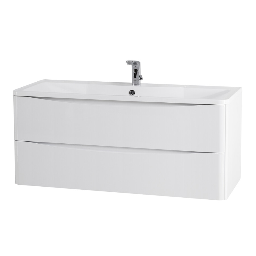 BelBagno ACQUA-1200-2C-SO-BL 120 см Bianco Lucido Тумба подвесная под раковину