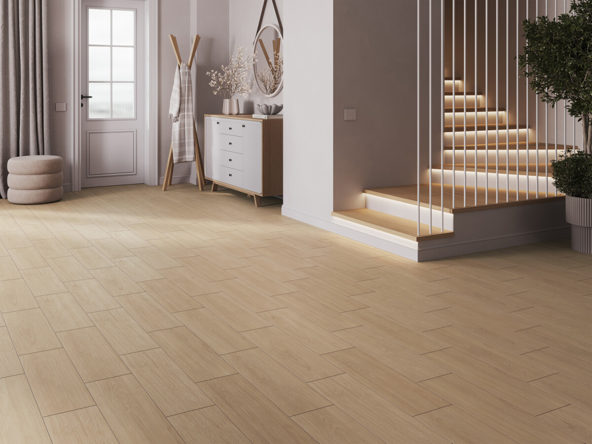 Керамогранит Cersanit Amberwood светло-бежевый рельеф 18,5x59,8 A17902