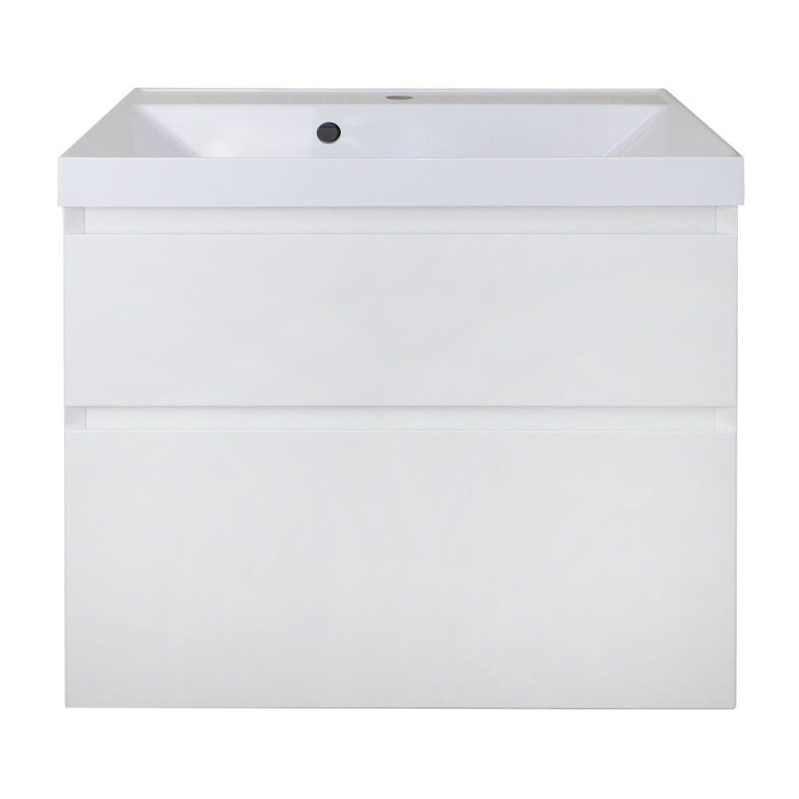 Комплект тумба Azario Velluto 70 700х450х660 подвесная, с раковиной Slim 70, белый матовый CS00088602