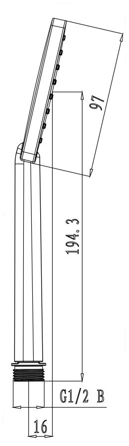 Lemark душевая лейка LM1411C