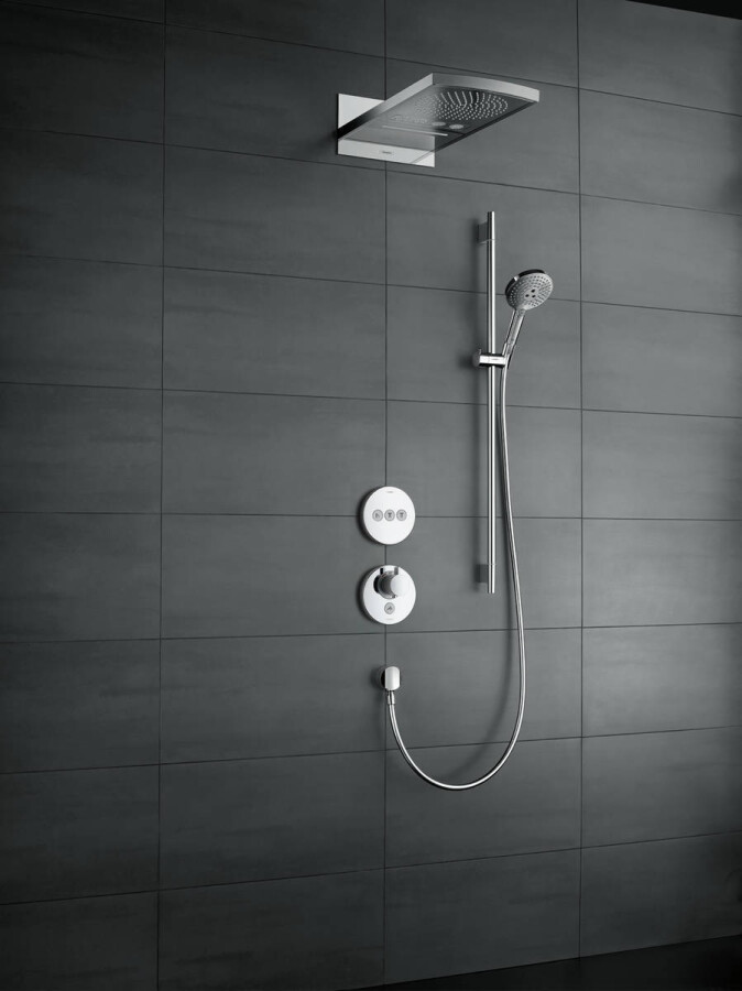 Hansgrohe ShowerSelect S Запорный вентиль для 3 потребителей скрытый монтаж хром 15745000