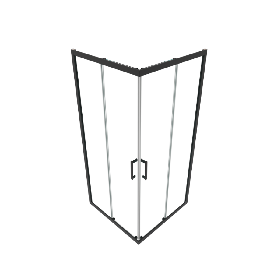 Душевая Ширма Triton pro Фикс-Блэк 100х100 Щ0000073523