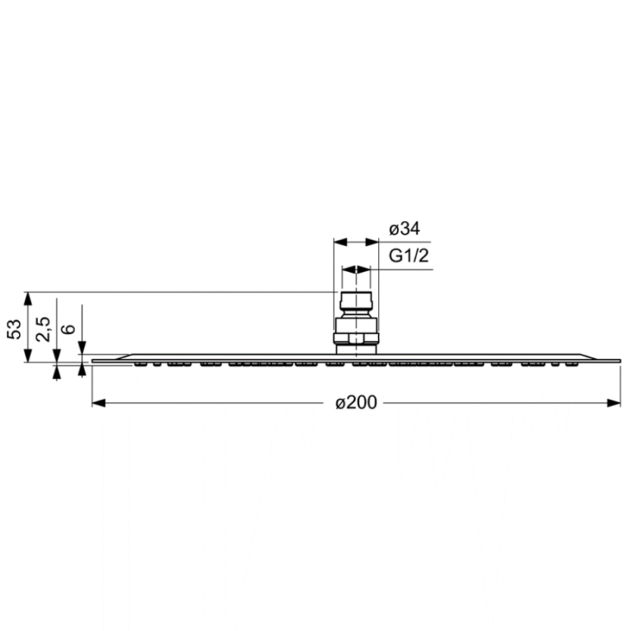 Ideal Standard душевая лейка B0383MY