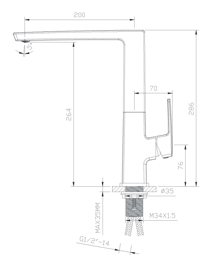 Imprese Grafiky ZMK041807150 смеситель для кухни черный никель